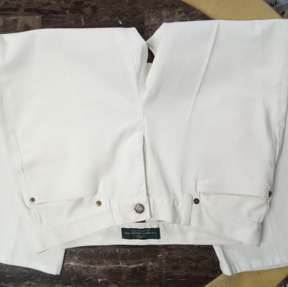 New🆕Ralph Lauren 💚 white Jeans Capris🦋 size 4💄 - Picture 3 of 9